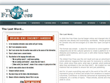 Tablet Screenshot of globalfreepress.org