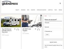 Tablet Screenshot of globalfreepress.com